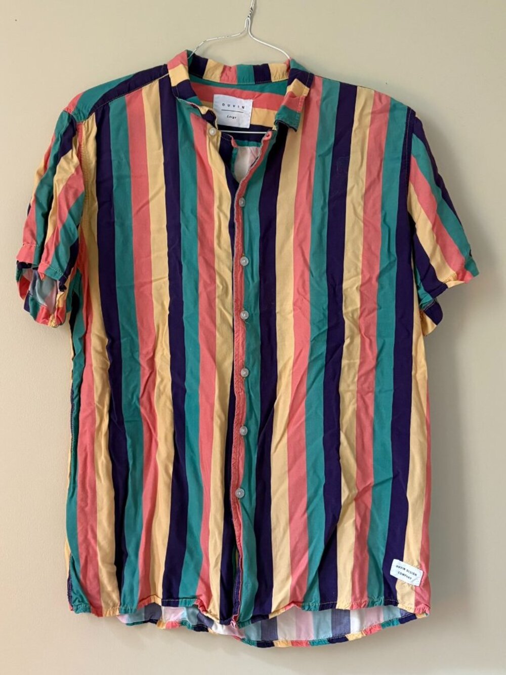 Mens Shirt Pattern Size Large